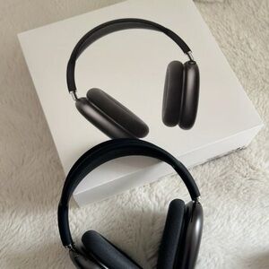 Apple Headphones in Sleek Dark Gray